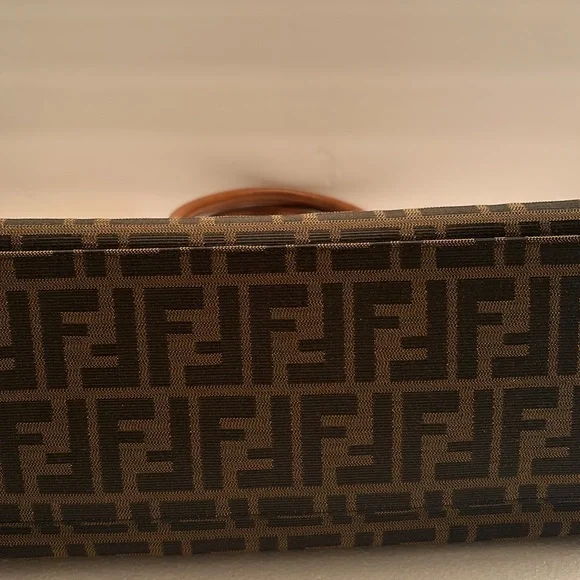🌼🌺🌸FENDİ AUTHENTIC VINTAGE ZÜCCA DU JOUR BAG - Picture 14 of 14